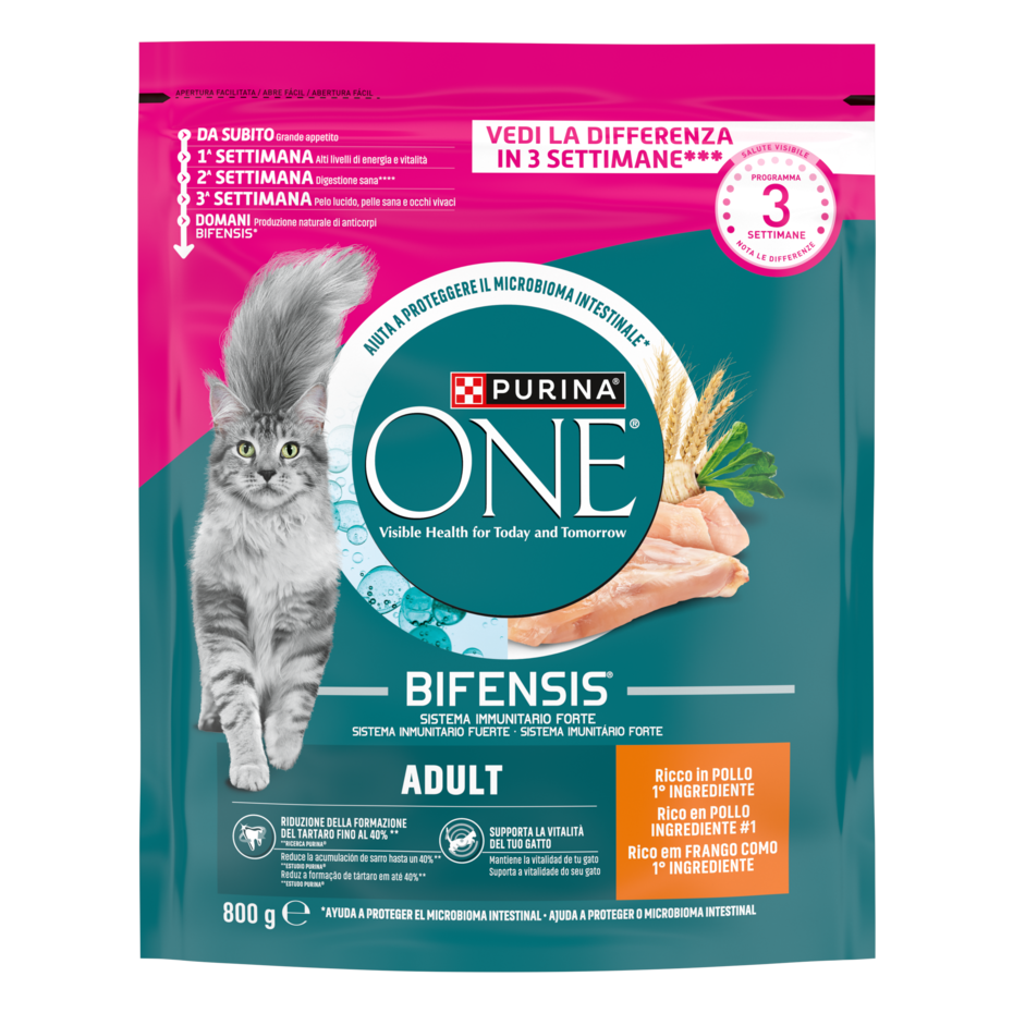 Purina ONE Bifensis Adult 800g Pollo e Cereali Integrali