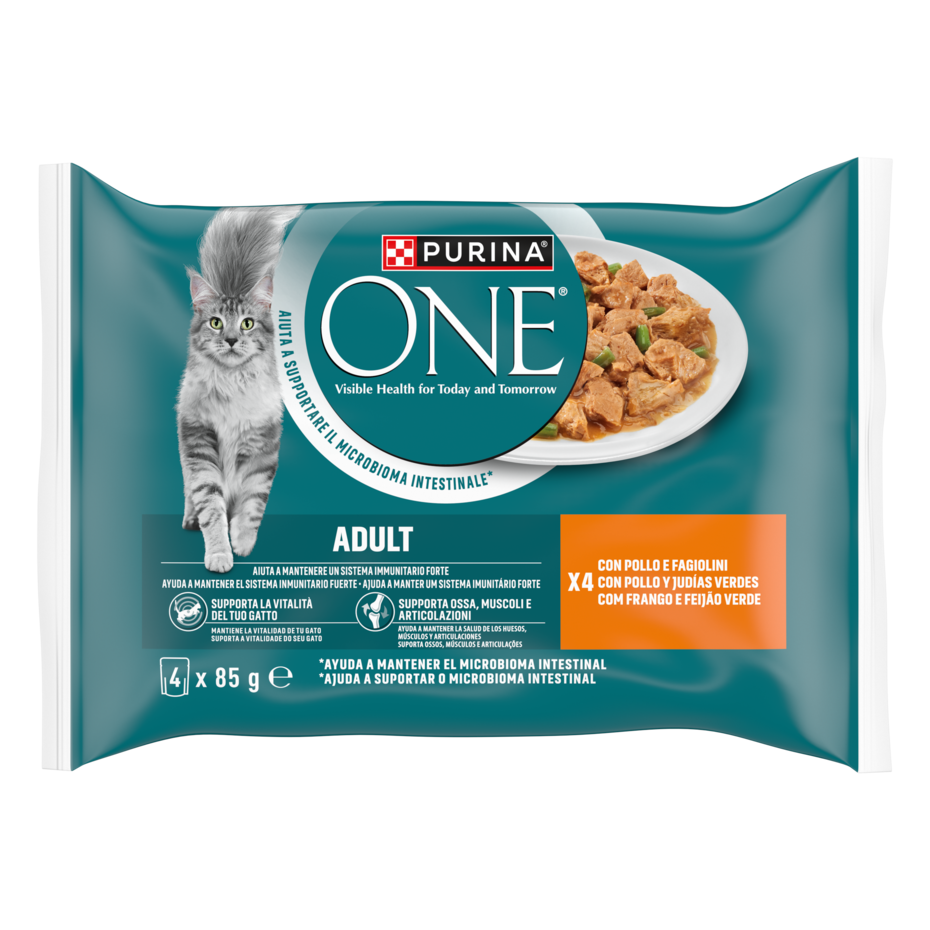 Purina ONE Bifensis Adult 4x85g Pollo e Manzo