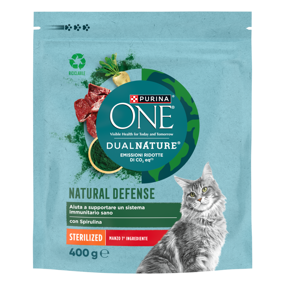Purina ONE DualNature Sterilizzato 400g Manzo