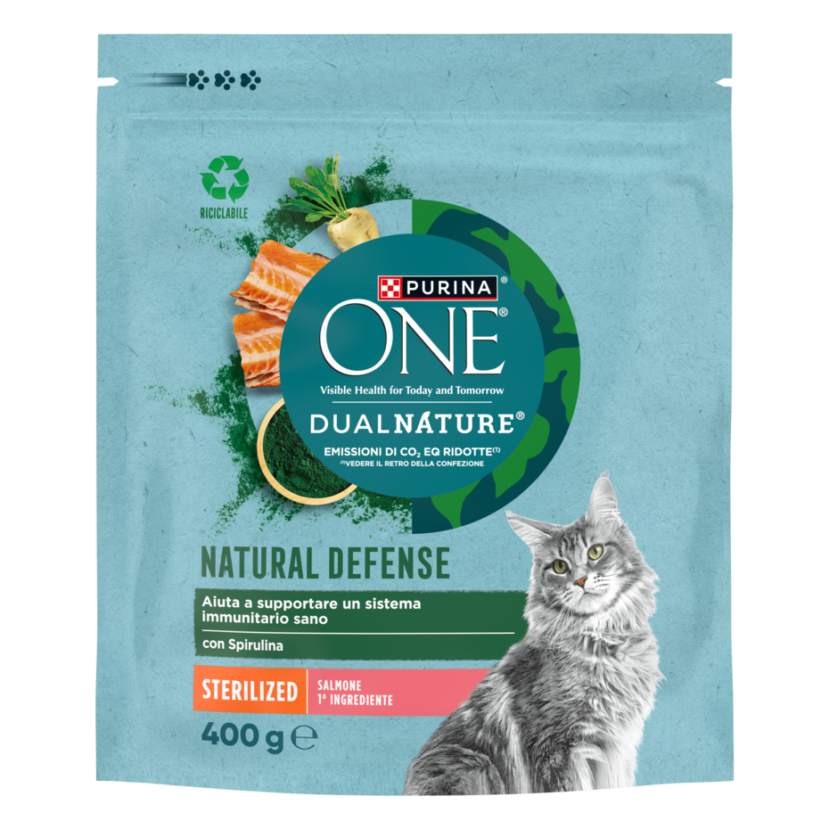 Purina ONE DualNature Sterilizzato 400g Salmone