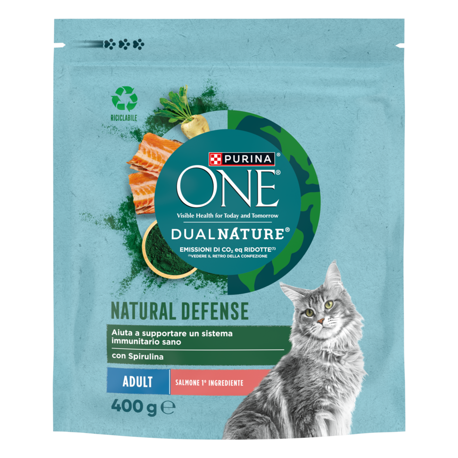 Purina ONE DualNature Adult 400g Salmone