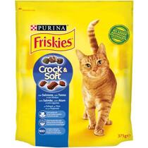 FRISKIES Gatto Crocchette Crock & Soft con Salmone, con Tonno e con Verdure