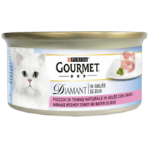 GOURMET Diamant Gatto Fiocchi di Tonno Naturale in Gelée con Orata