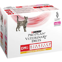 PURINA PRO PLAN VETERINARY DIETS umido gatto DM Diabetes Management St/Ox con pollo