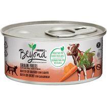 BEYOND Grain Free Gatto ricco in Manzo con carote