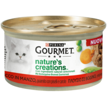 Gourmet Nature's Creations, Ricco in Manzo, guarnito con piselli e carote