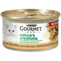 Gourmet Nature's Creations, Ricco in Tacchino, guarnito con spinaci e pastinaca
