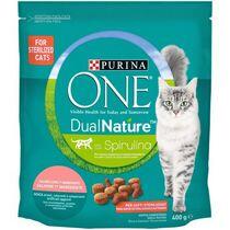PURINA ONE DUALNATURE Crocchette Gatto Steril Ricco in Salmone e con Spirulina naturale