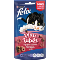Felix Play Tubes Snacks al gusto di Tacchino e Prosciutto