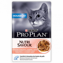 PURINA® PRO PLAN® Housecat Teneri pezzetti con Salmone in Salsa