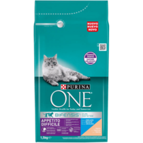 PURINA ONE BIFENSIS Crocchette Gatto Appetito Difficile Ricco in Merluzzo con Trota