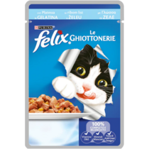 FELIX Le GHIOTTONERIE Gatto Con Platessa
