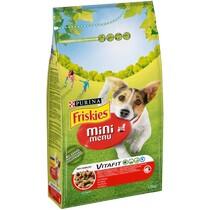 FRISKIES Cane Crocchette Vitafit Mini Menu per cani <10kg con Manzo