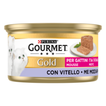 GOURMET Gold Gatto Mousse per Gattini con Vitello
