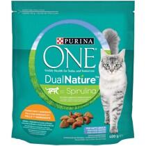 PURINA ONE DUALNATURE Crocchette Gatto Adult Ricco in Pollo e con Spirulina naturale