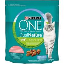 PURINA ONE DUALNATURE Crocchette Gatto Adult Ricco in Salmone e con Spirulina naturale