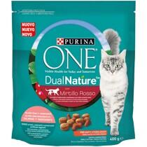 PURINA ONE DUALNATURE Crocchette Gatto Steril Ricco in Salmone e con Mirtillo Rosso