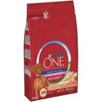 PURINA ONE MEDIUM/MAXI > 10kg Crocchette Cane Controllo del peso/Sterilizzato Ricco in Tacchino con Riso