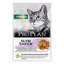 PURINA PRO PLAN NUTRI SAVOUR Sterilised Gatto Bocconcini con Tacchino in Gelatina 