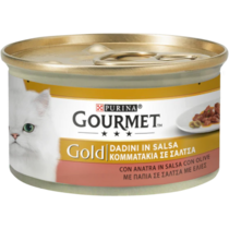 GOURMET Gold Gatto Dadini in Salsa con Anatra in salsa con Olive