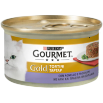 GOURMET Gold Tortini Gatto con Agnello e Fagiolini