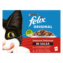 felix-original-selezioni-deliziose-in-salsa-coniglio-pollame-pollo-rognone-anatra-agnello-tacchino-fegato-10-x-85-g