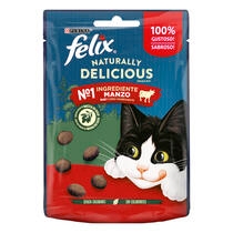 Felix Naturally Delicious Ricco in Manzo con un Tocco di Bacca di Goji 50g