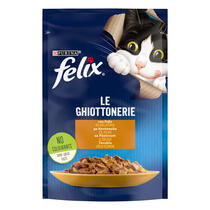 12480120_FELIX Le GHIOTTONERIE Gatto Con Pollo e Gelatina 85 g