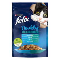 FELIX DOUBLY DELICIOUS con Sardine e Salmone in Gelatina