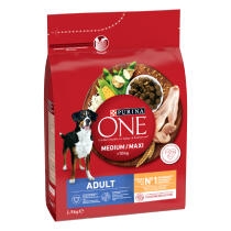 PURINA ONE MEDIUM/MAXI  > 10kg Crocchette Cane Adult Ricco in Agnello con Riso