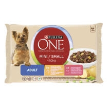 PURINA ONE MINI  10kg Bocconi in salsa Cane Adult con Pollo, Manzo e Verdure