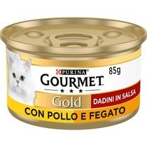 GOURMET Gold Gatto Dadini in Salsa con Pollo e Fegato
