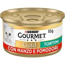 GOURMET Gold Tortini Gatto con Manzo e Pomodori