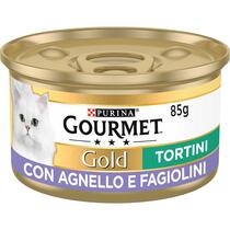 GOURMET Gold Tortini Gatto con Agnello e Fagiolini 85 g