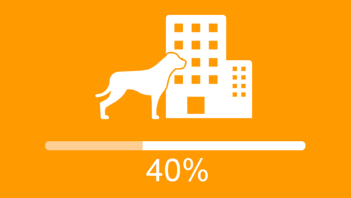 Dog at office infographic