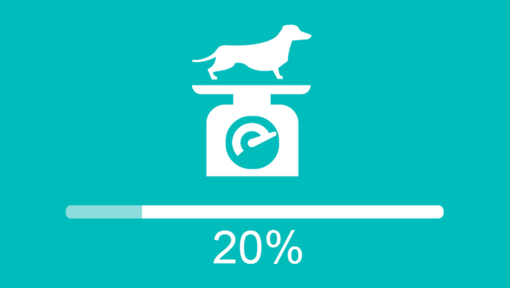 pet obesity commitment is 20% achieved